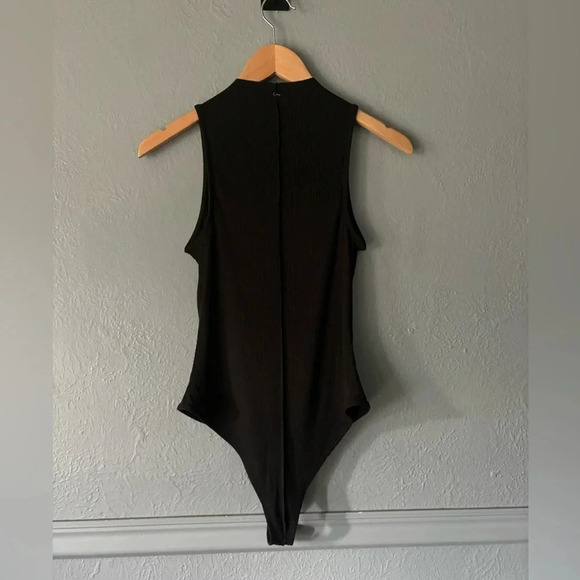 BP | stretch | ribbed | black | bodysuit | M - Picture 1 of 12